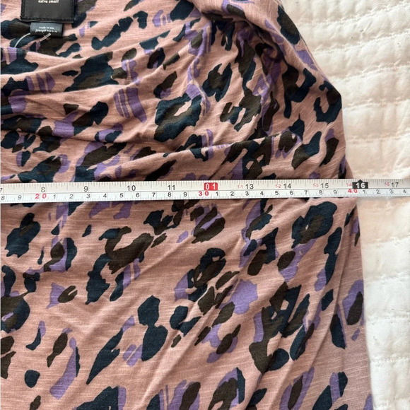 NWT Anthropologie Deletta Leopard Print Cowl Neck Sleeveless Blouse Size XS - Picture 3 of 6